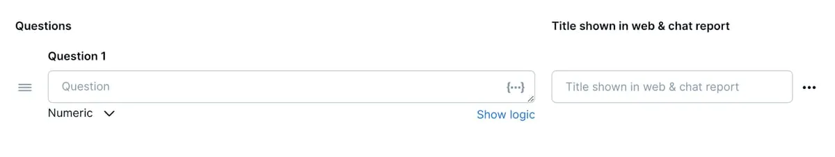 Ejemplo de pregunta numérica